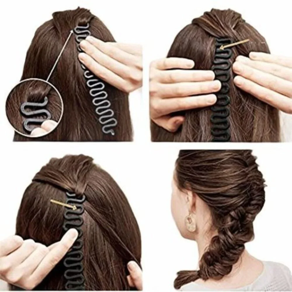 Lixia French Braiding Tool Hair Styling‎ Accessory Creates Perfect French Braids